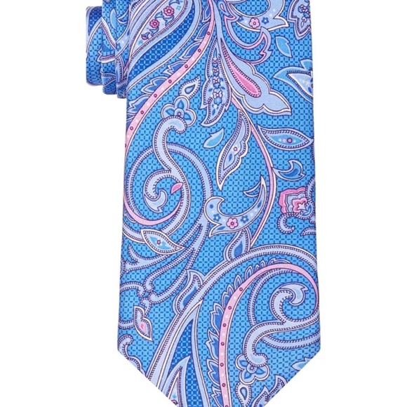 Michael Kors Men's Classic Paisley Tie - Picture 2 of 2